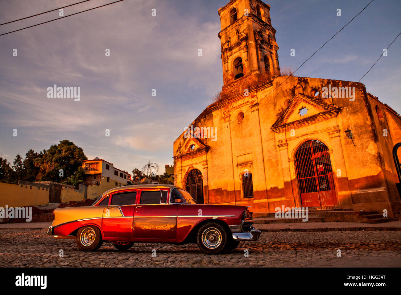 Trinidad, Cuba - Décembre 17, 2016 : ruines de l'église catholique coloniale de Santa Ana à Trinidad, Cuba Banque D'Images