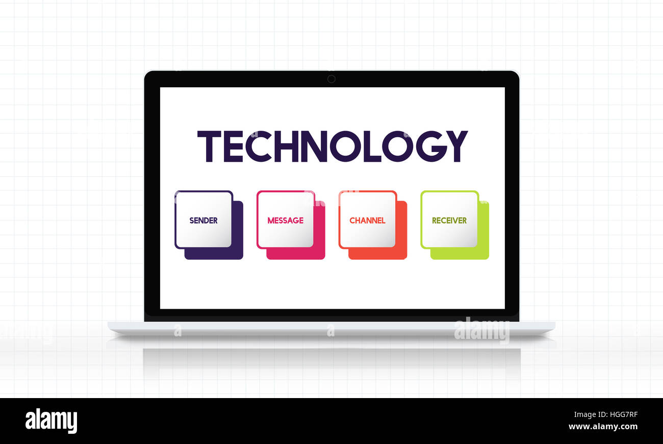 Évolution numérique technologie Innovation Concept Net Banque D'Images