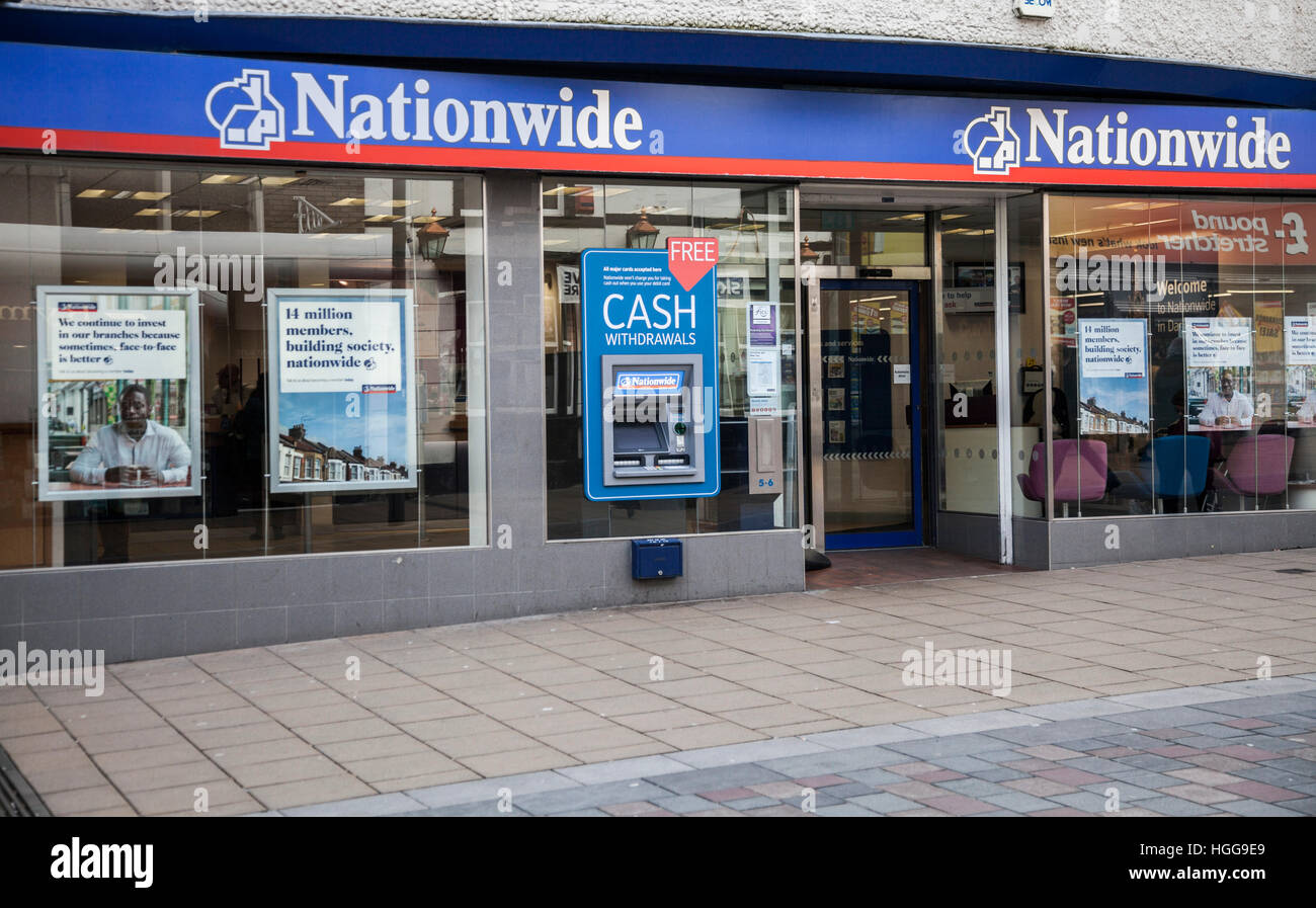 Banque nationale à Darlington en Angleterre du Nord-Est Banque D'Images