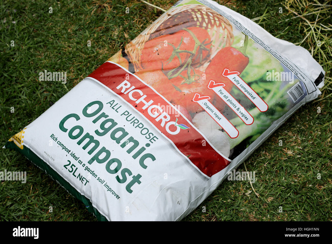 Richgro australienne du compost organique tout usage Banque D'Images