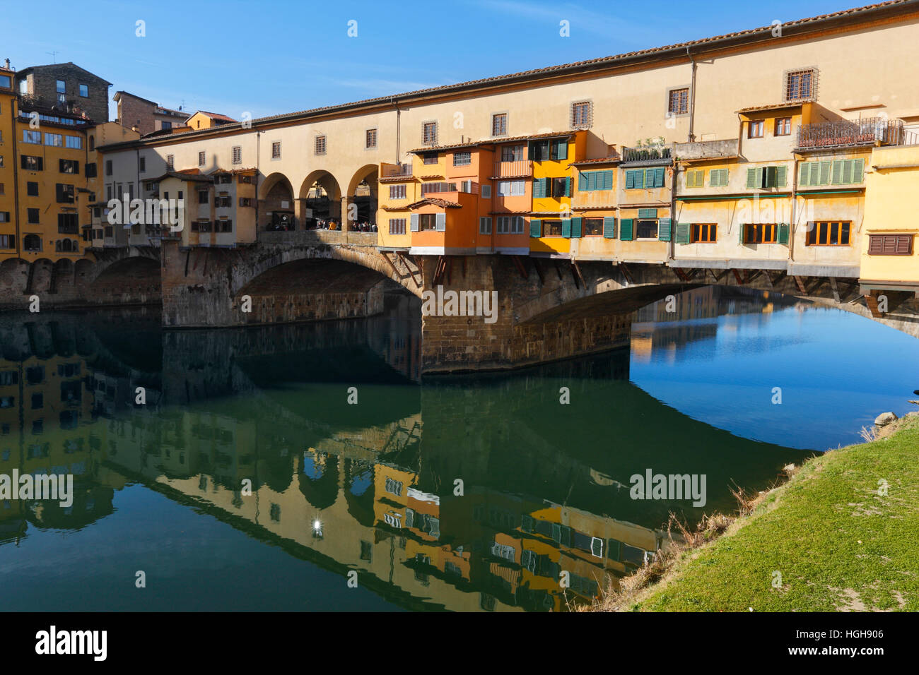 Florence ponte Veccio en Toscane Banque D'Images