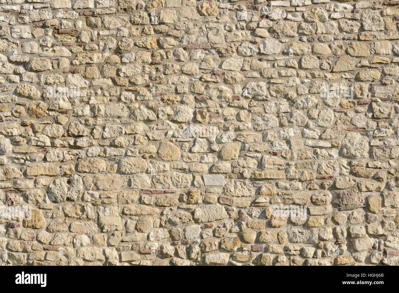 Mur de pierre, Close Up. Banque D'Images