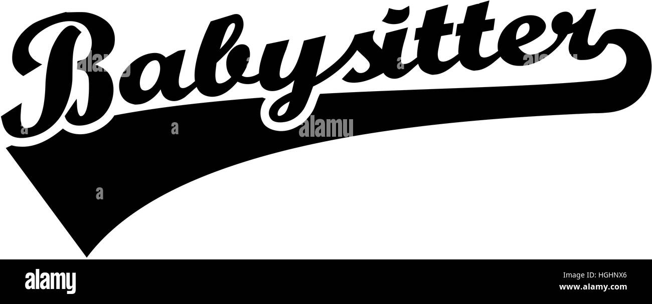 Garder vos enfants font rétro Banque D'Images