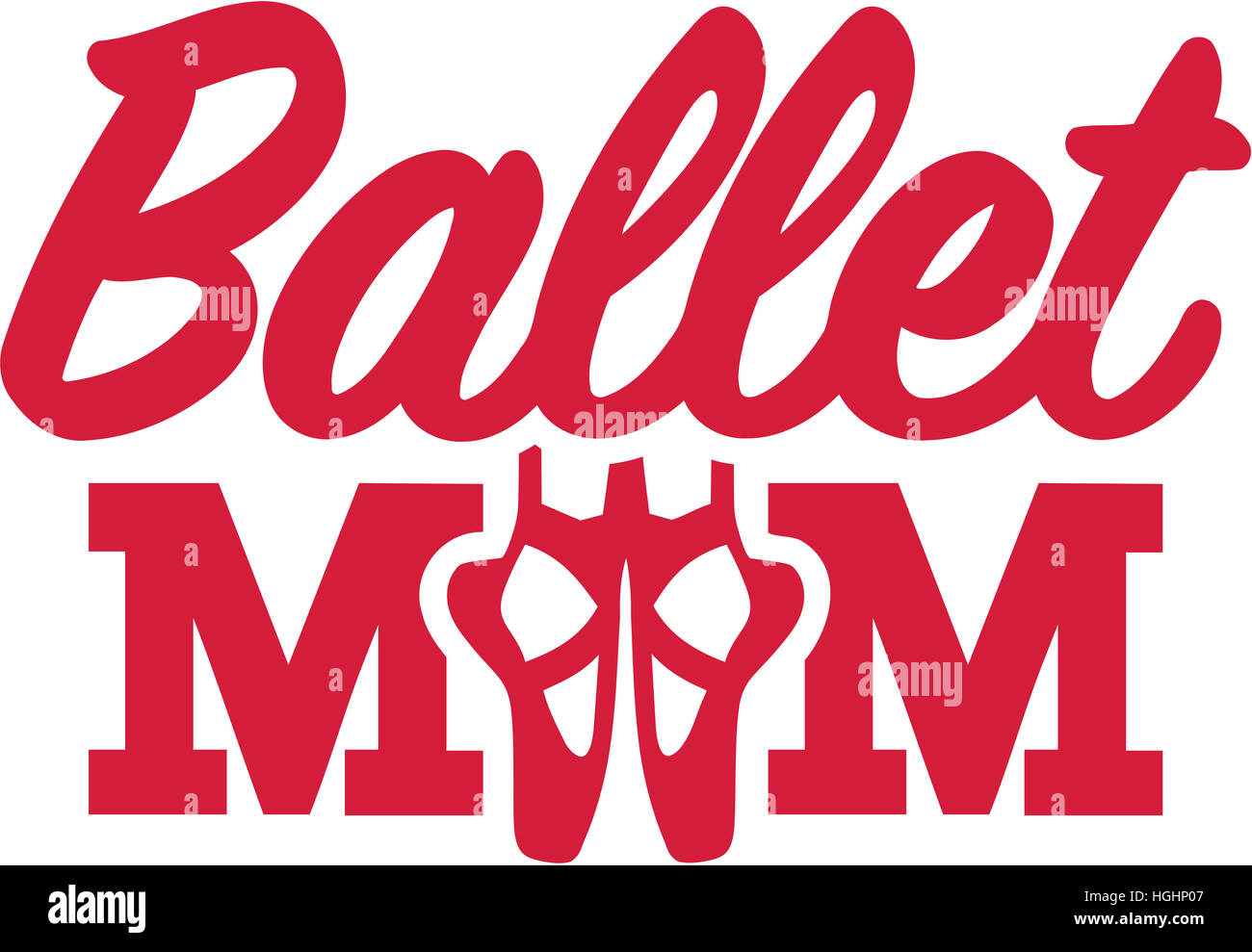 Maman de ballet Banque D'Images