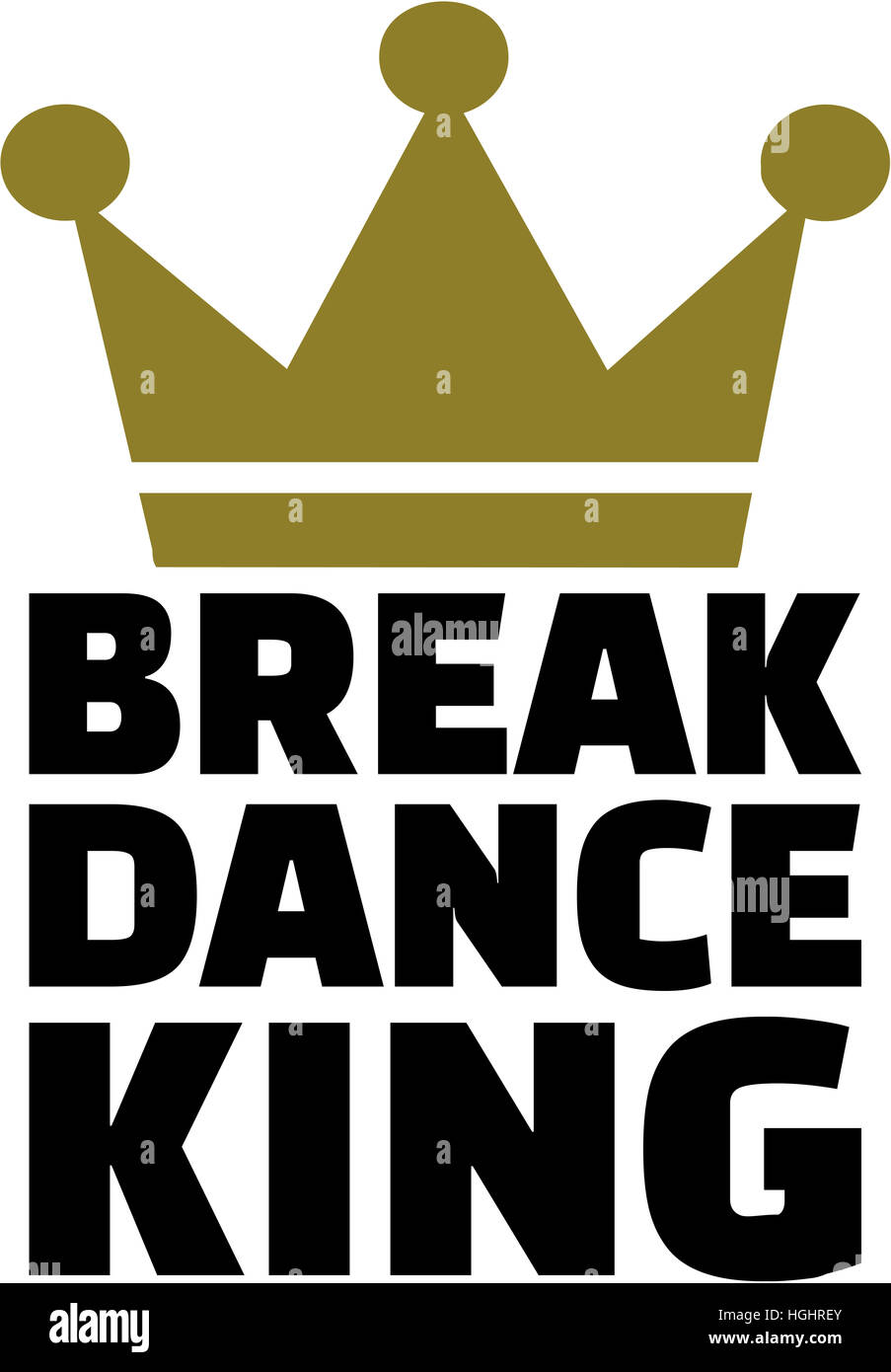 Roi de breakdance Banque D'Images