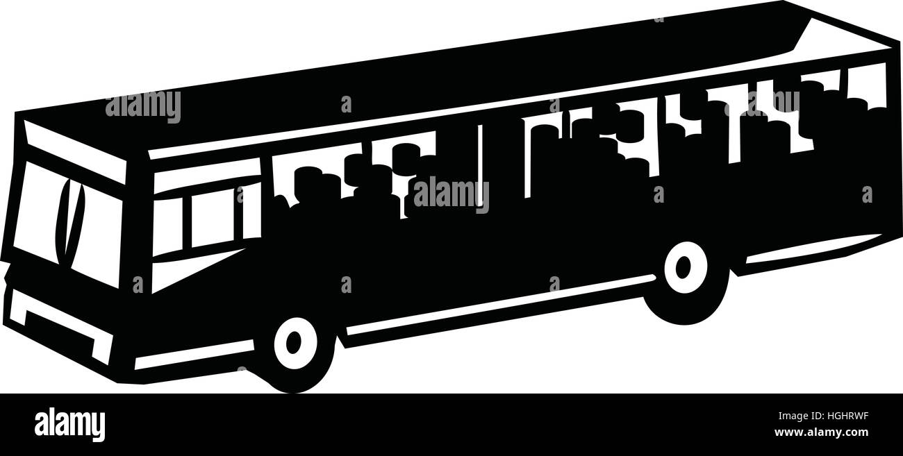 Les transports en commun - bus service Banque D'Images