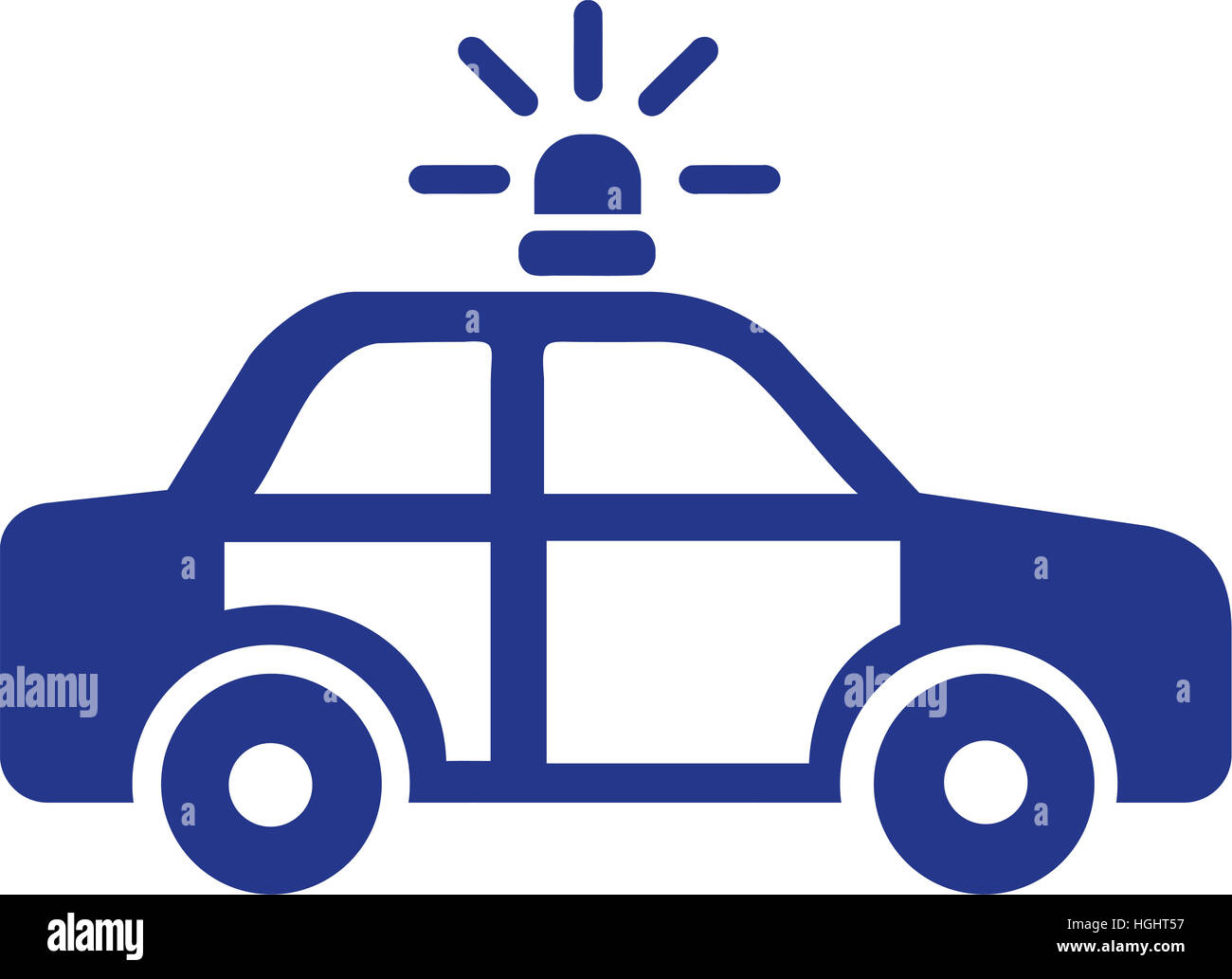 Voiture de police Banque D'Images