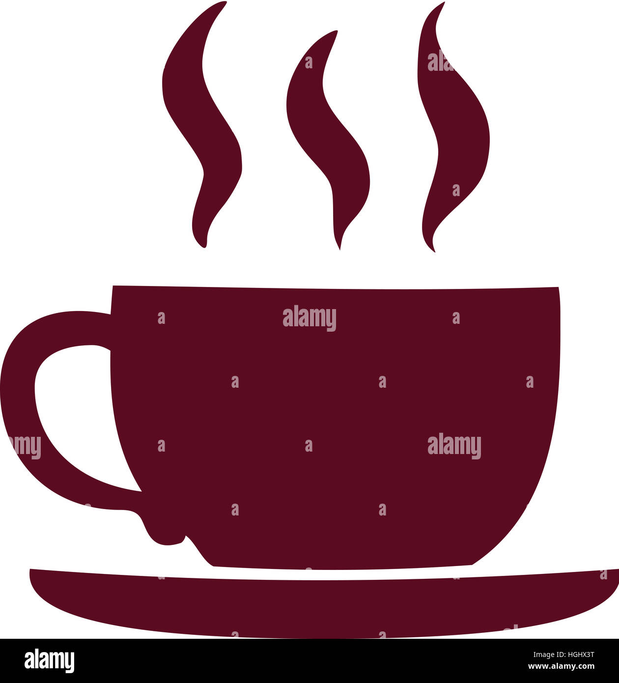 Tasse de café chaud Banque D'Images