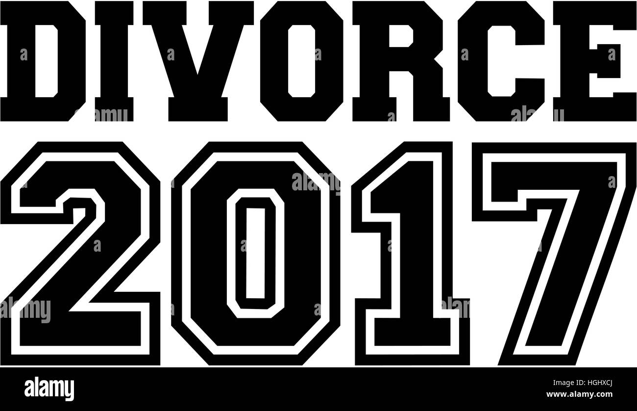 Divorce 2017 Banque D'Images