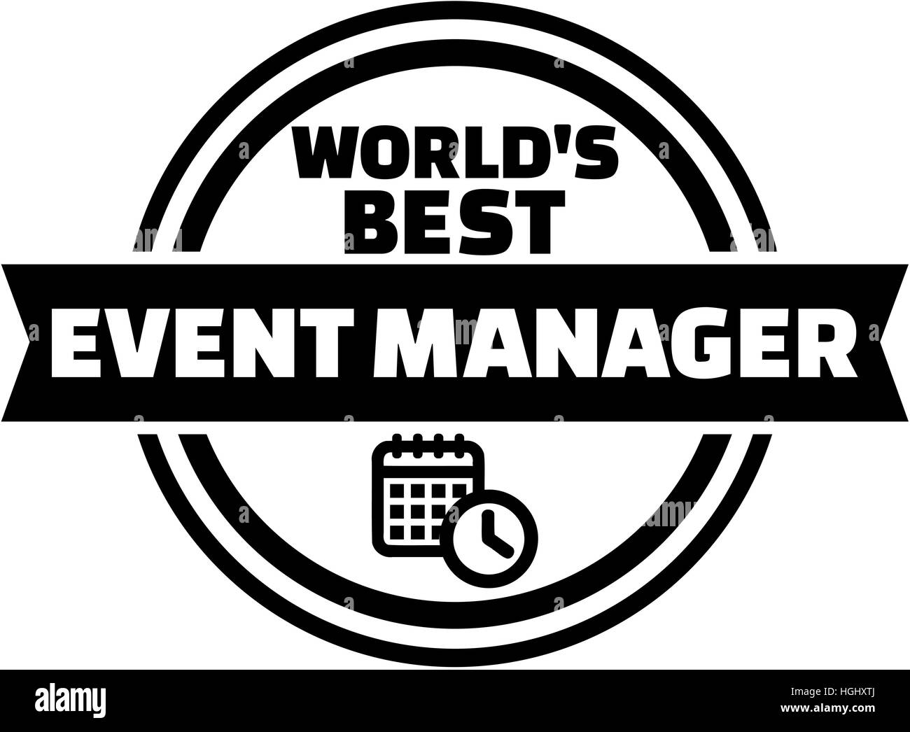 World's best event manager Banque D'Images
