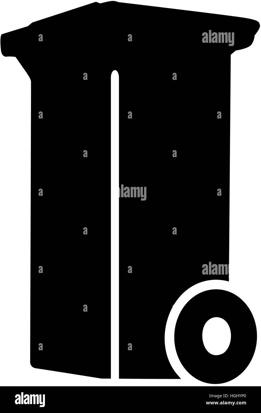 - Bin poubelle Banque D'Images