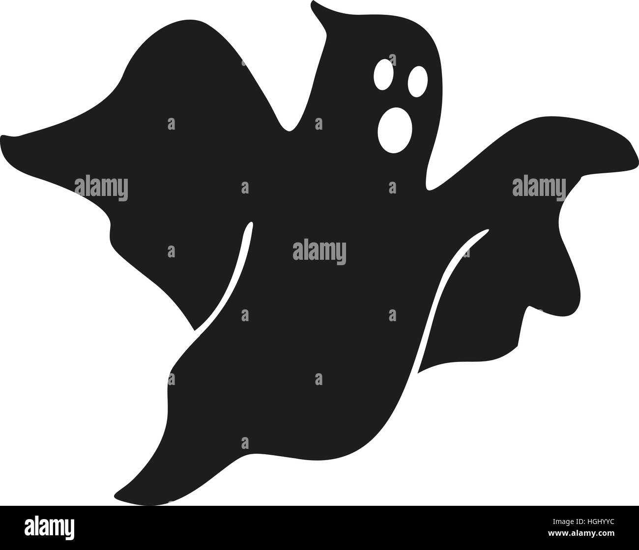 Scary ghost vector Banque D'Images