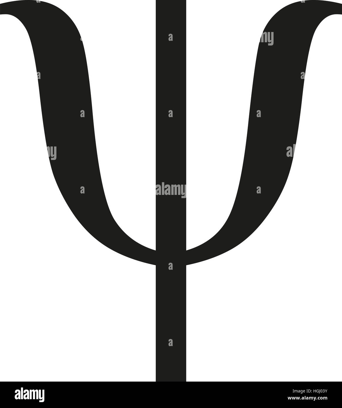 Signe de la grecque psi Banque D'Images