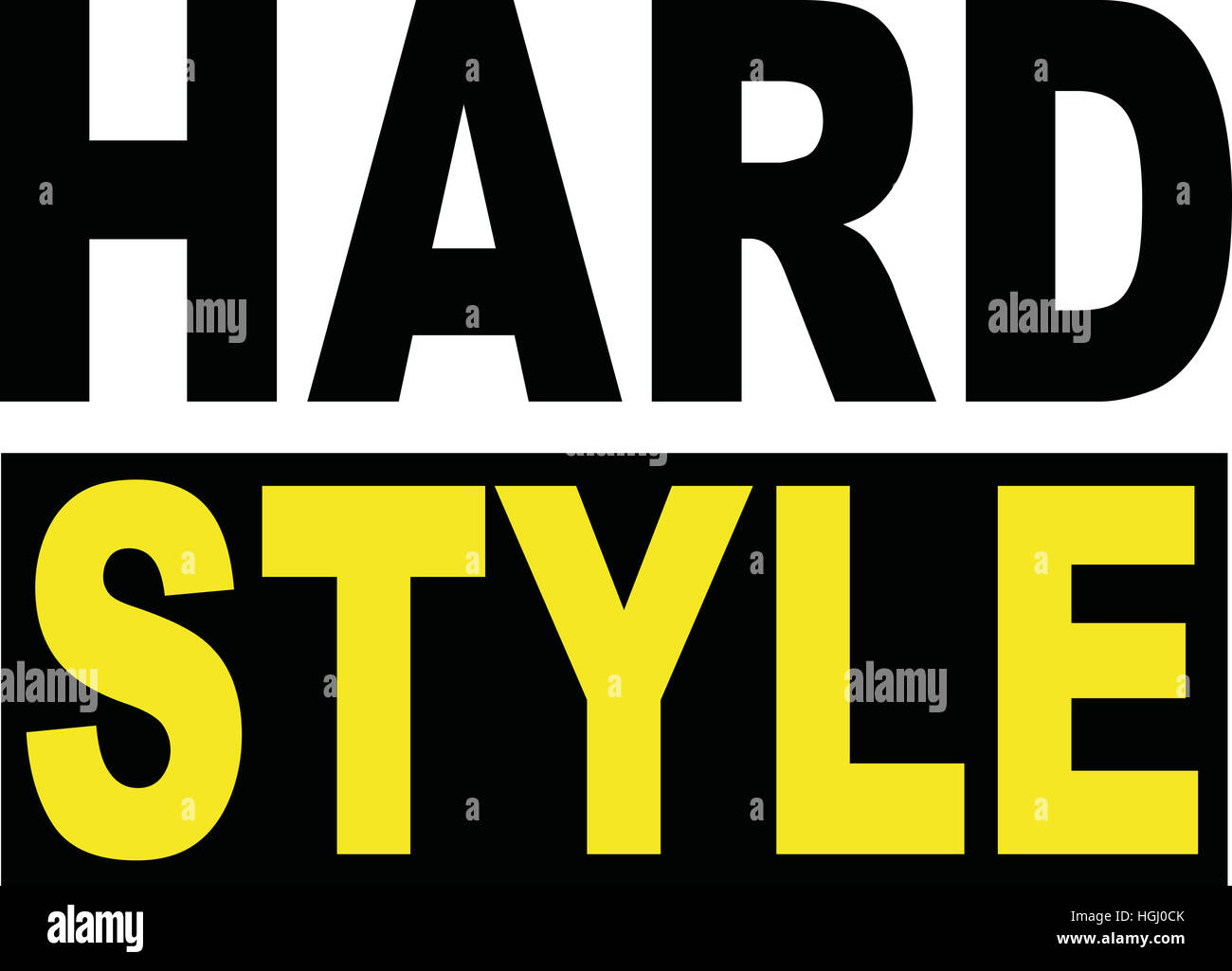 Hardstyle Banque D'Images