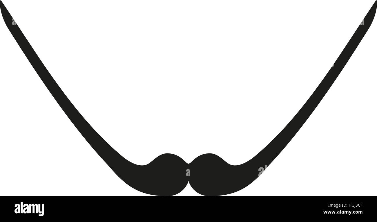 Barbe moustache Dali Banque D'Images