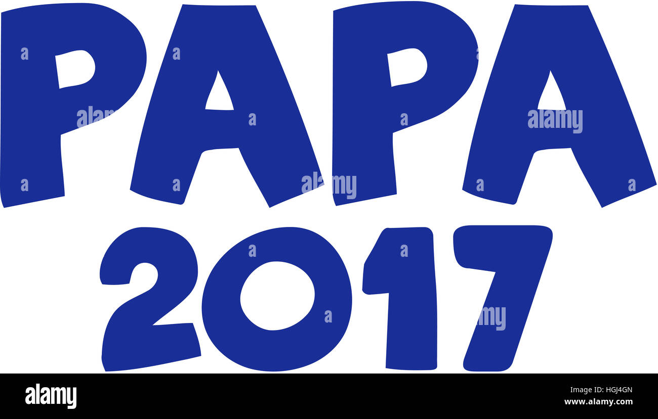 Papa 2017 allemand Banque D'Images