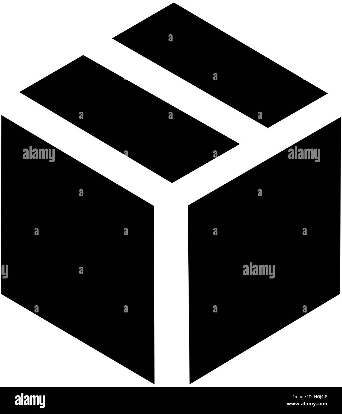 Icône de la parcelle Banque D'Images