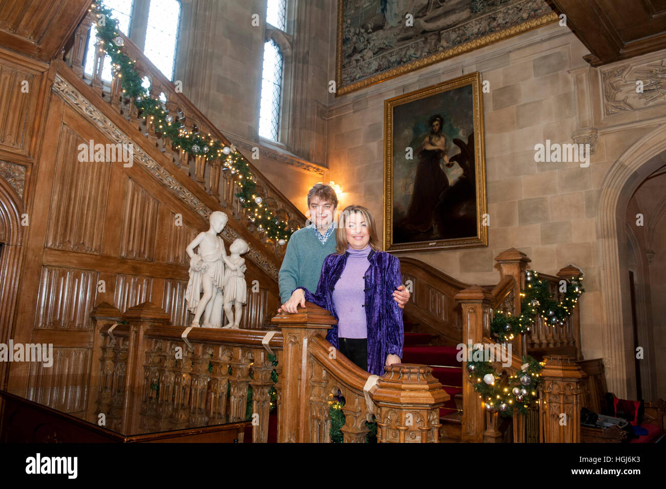 Abbey fiona reginald oliver molyneux herbert Banque de