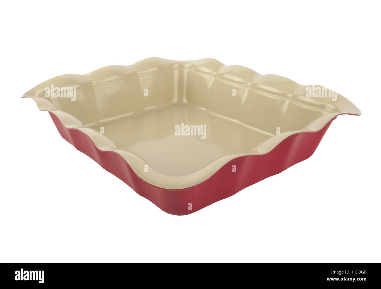 Forme avec revêtement anti-adhésif allant au four Banque D'Images