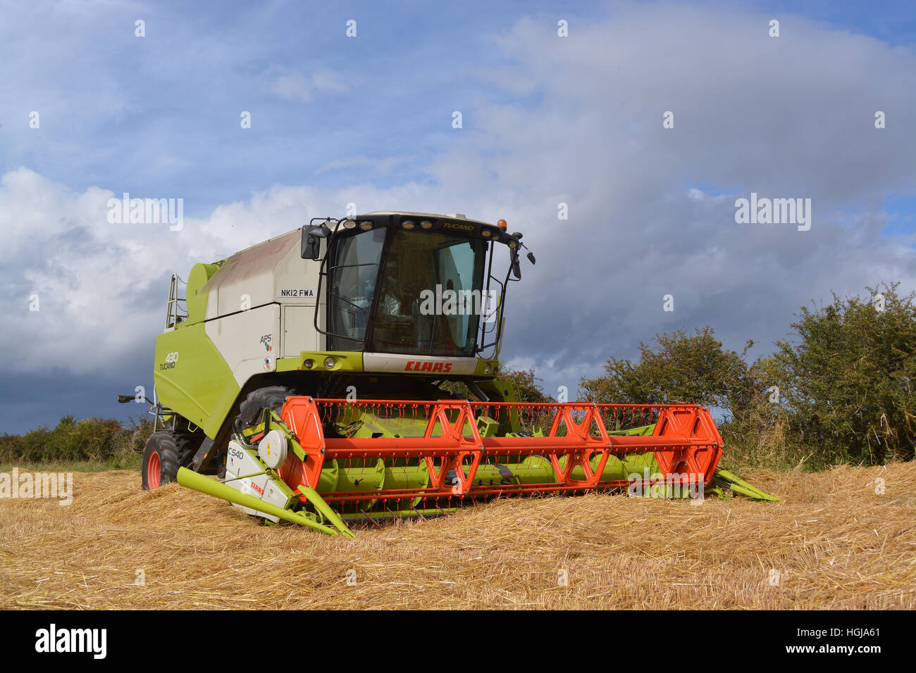 Moissonneuse-batteuse Claas 430 Banque D'Images