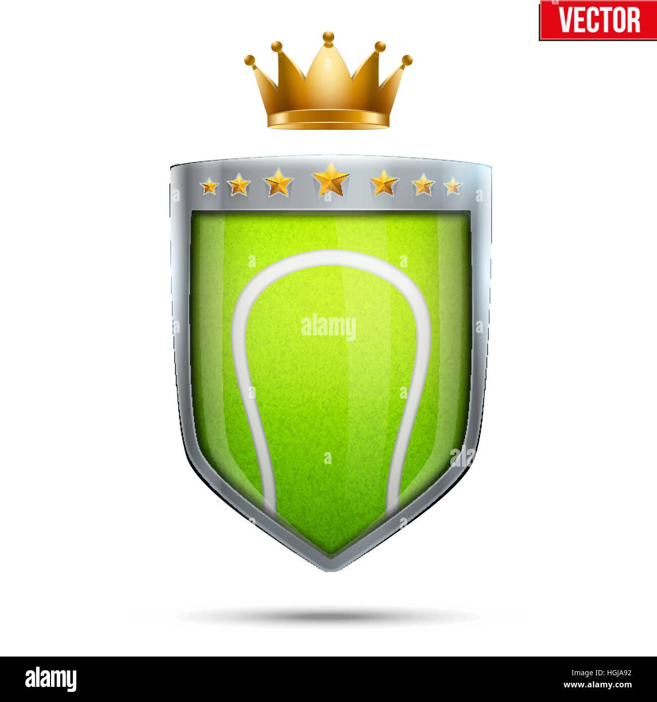 Symbole de Tennis Premium Illustration de Vecteur