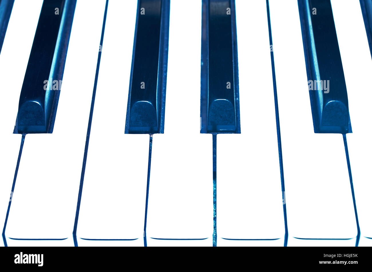 Image abstraite d'un clavier de piano Banque D'Images