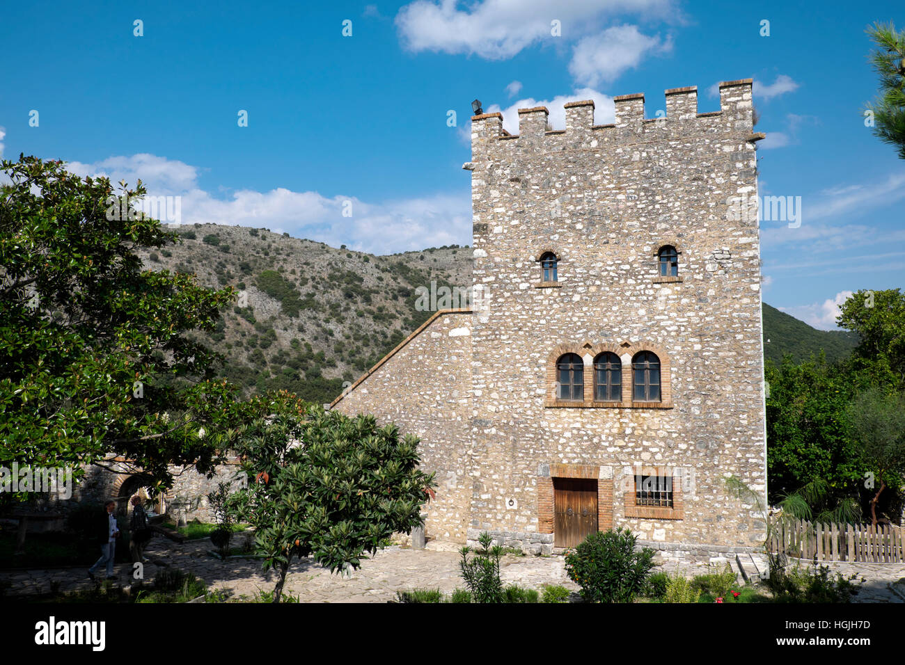 Château vénitien, ville en ruines, Butrint, Albanie Vlora Banque D'Images