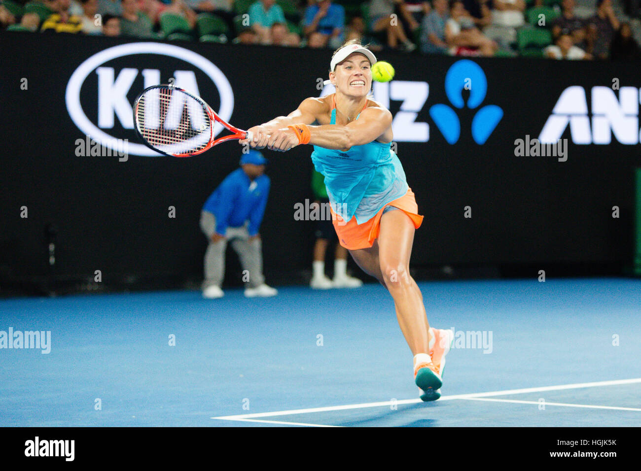 Angelique Kerber de l'Allemagne au cours de l'Open d'Australie 2017 à Melbourne, Australie Banque D'Images