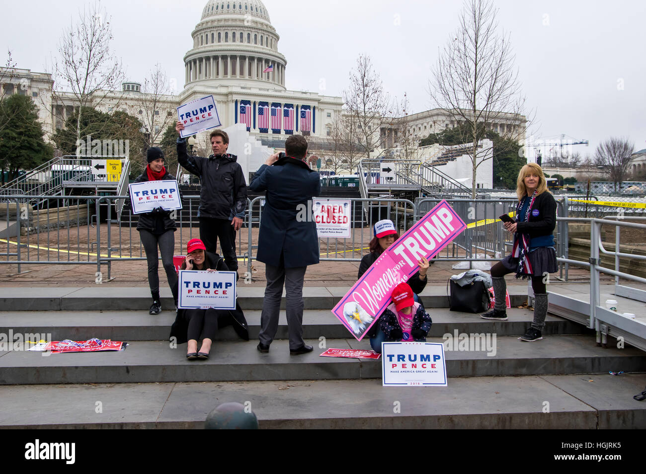 Washington, DC, USA. 21 Jan, 2017. Marche des femmes à Washington, D.C. Crédit : Darryl Smith/Alamy Live News Banque D'Images