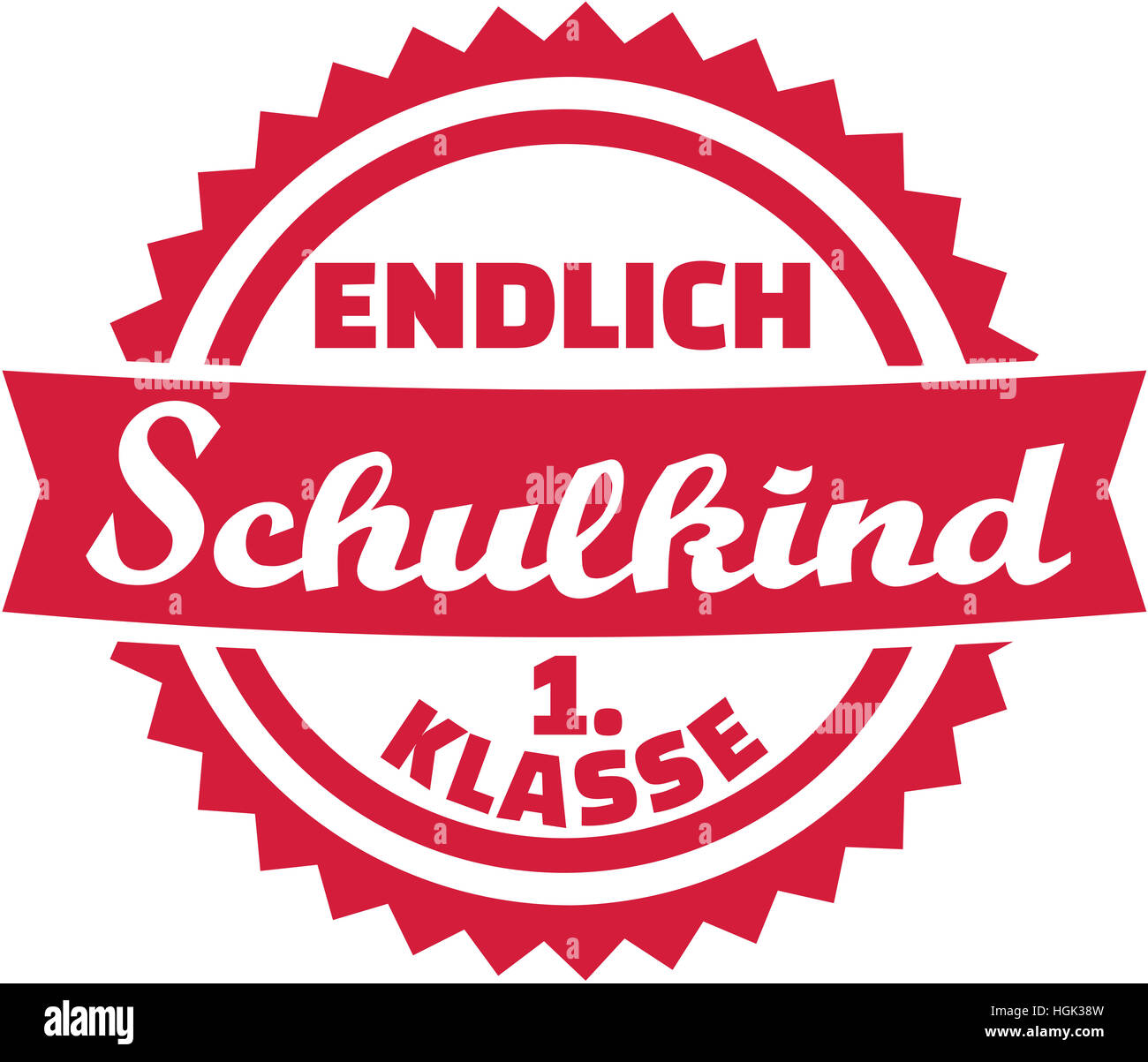 Enfin élève. Première classe. Bouton allemand. Banque D'Images