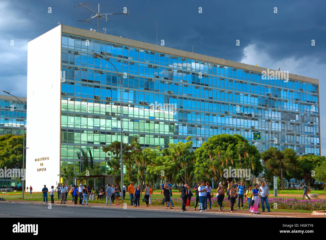 Bâtiment ministère à Brasilia Banque D'Images