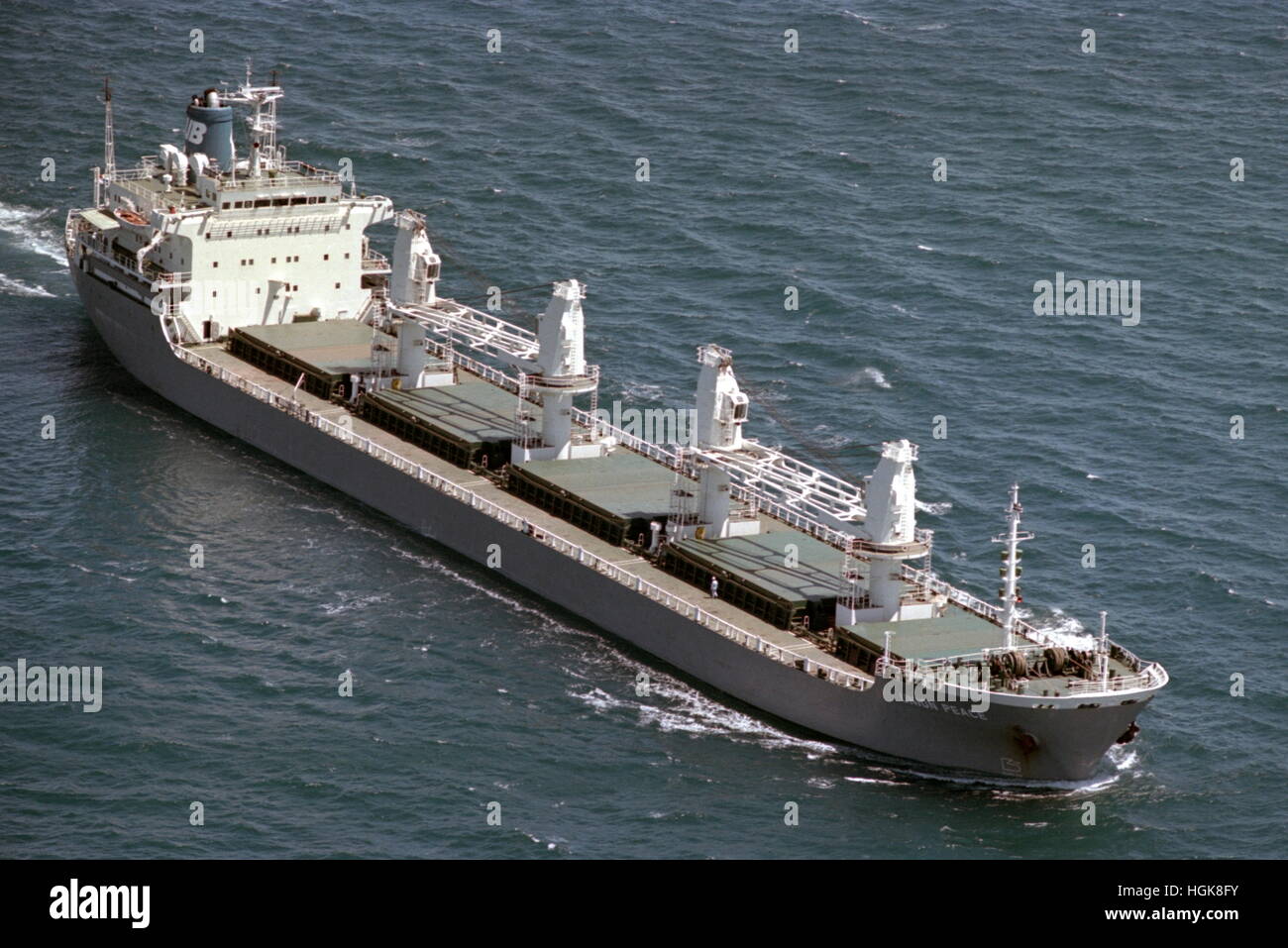 AJAXNETPHOTO. 1986. GAGE DE ROUTES, Fremantle, Australie. Du VRAQUIER - L'UNION EUROPÉENNE SUR LA PAIX VRAQUIER PASSAGE DANS L'OCÉAN INDIEN. PHOTO:JONATHAN EASTLAND/AJAX REF:862912 6 Banque D'Images