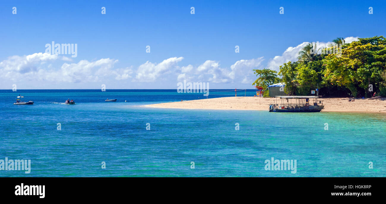 Paradise tropical Island (l'île Green, Queensland, Australie) Banque D'Images