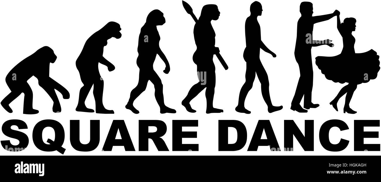 Square Dance evolution Banque D'Images