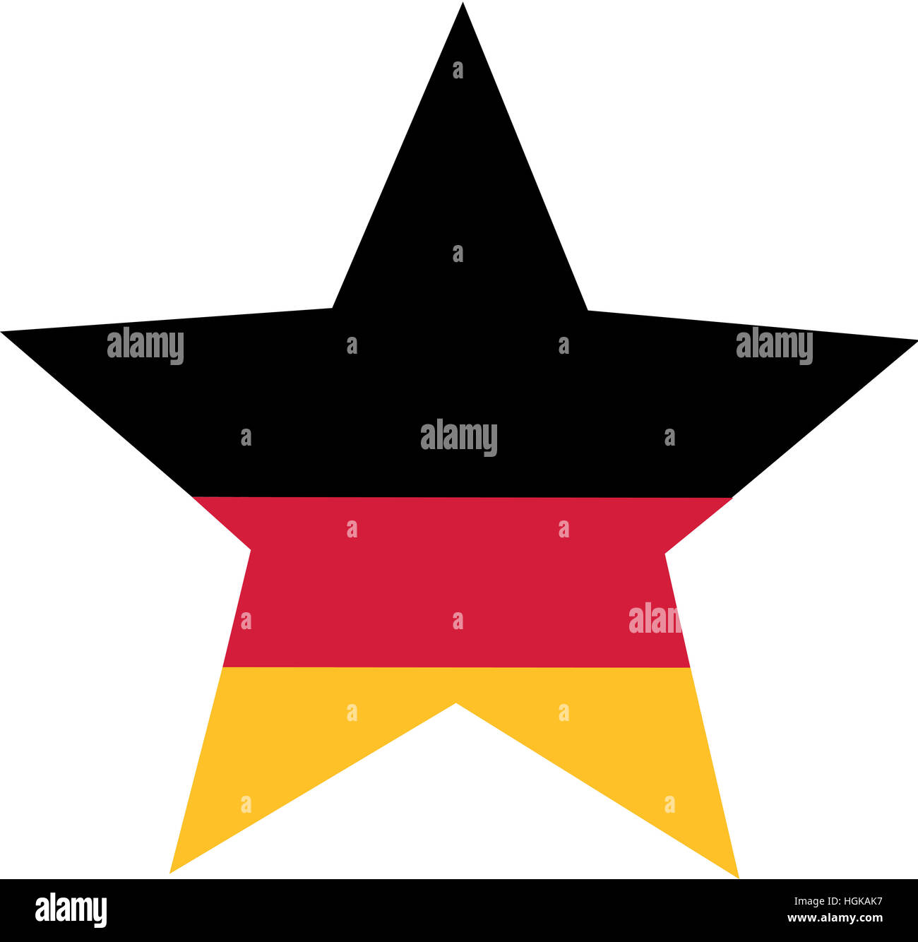 Star allemande Banque D'Images