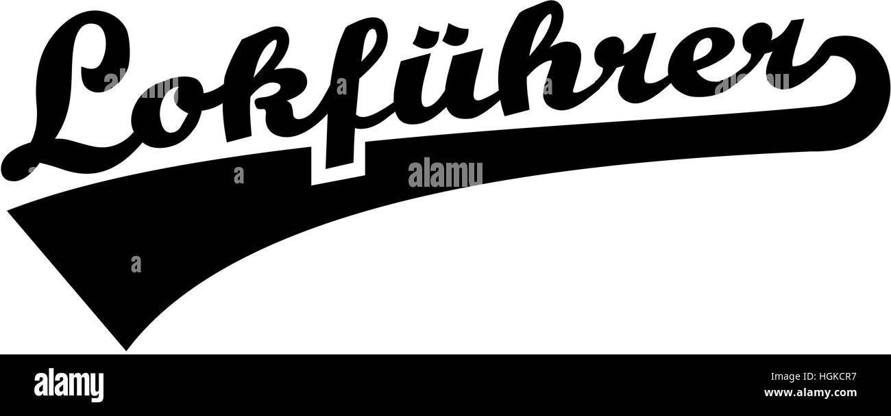 Conducteur de train. Retro allemand mot. Banque D'Images