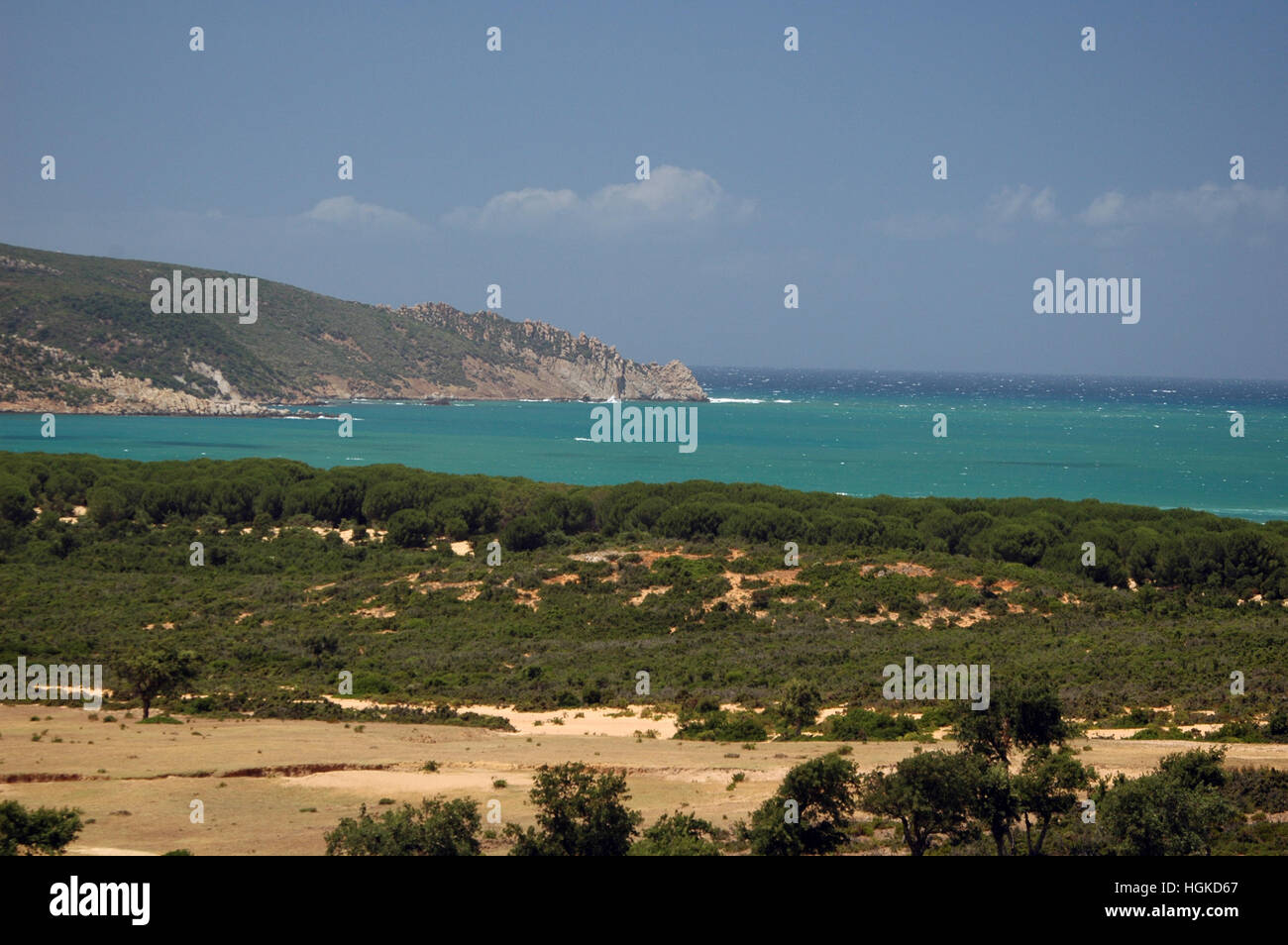 Cap Serrat, Nord Ouest de la Tunisie Banque D'Images