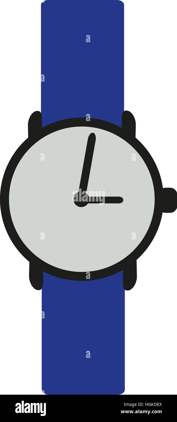 Icône de la montre-bracelet Banque D'Images