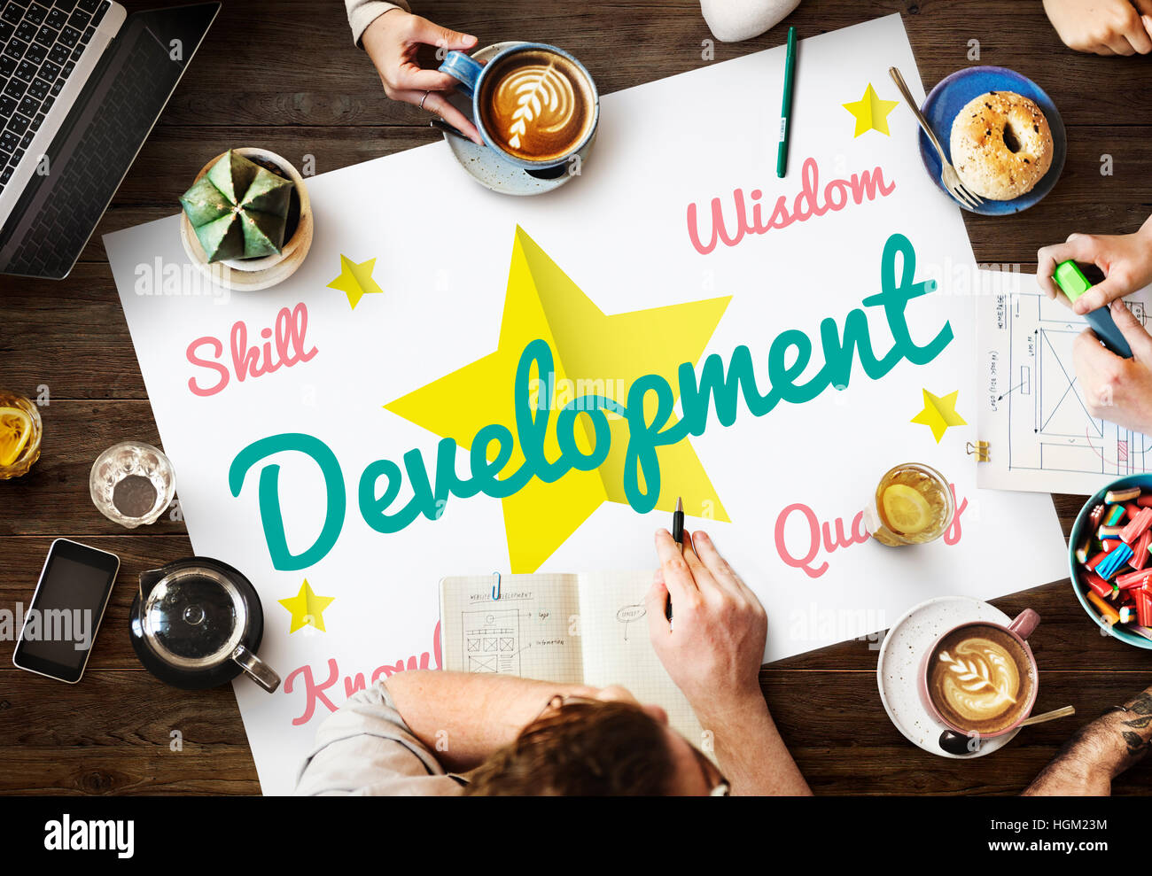 L'apprentissage de compétences développement Knowlerdge Concept Banque D'Images