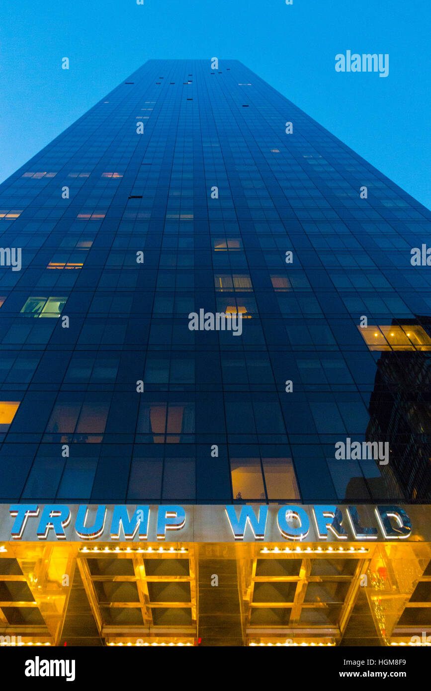 Trump World tower New York City Banque D'Images