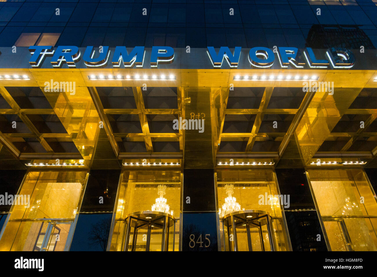 Trump World tower New York City Banque D'Images