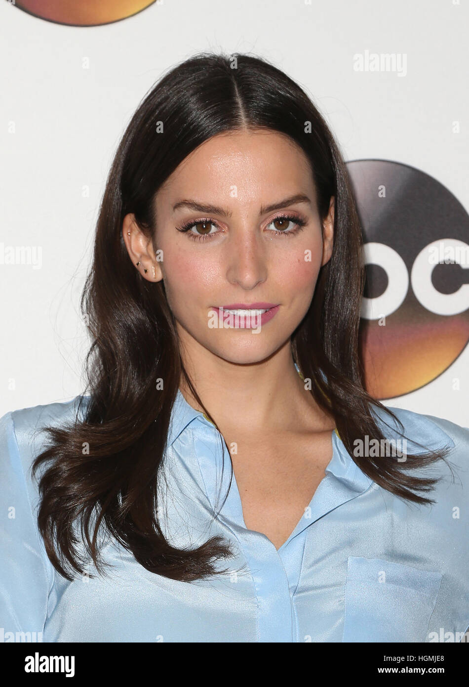 PASADENA, CA - le 10 janvier : Genesis Rodriguez à l'hiver 2017 TCA Tour - Disney/ABC à l'hôtel Langham le 10 janvier 2017 à Pasadena, en Californie. Credit : Faye Sadou/MediaPunch Banque D'Images