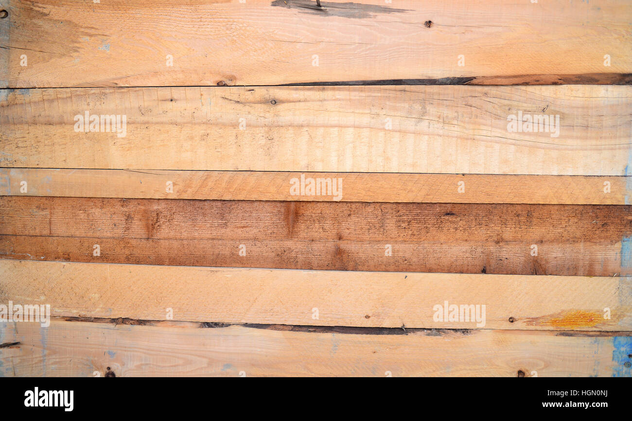Planche en bois brun wall texture background Banque D'Images