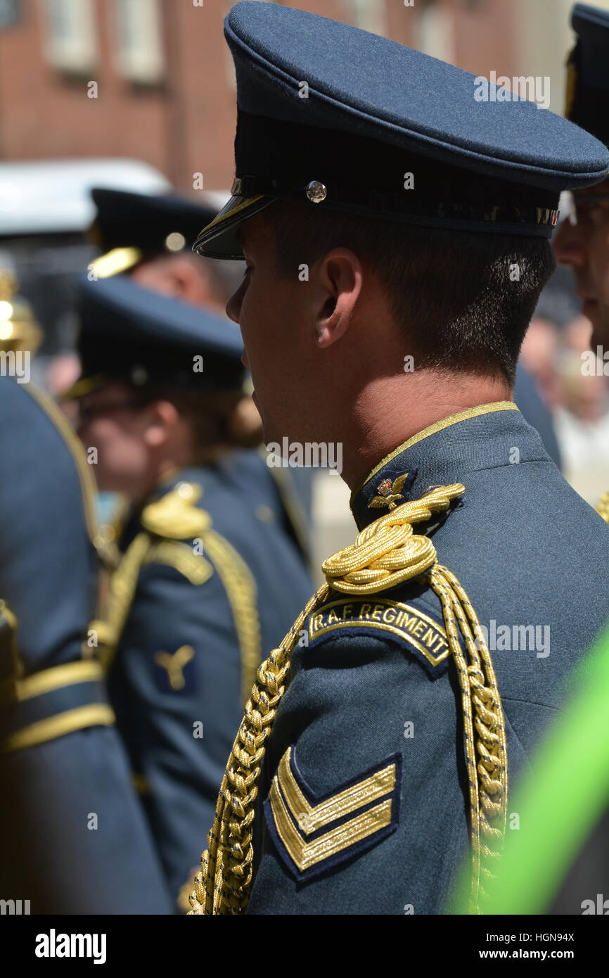 Bataille de la Somme parade commémoration à Manchester Banque D'Images