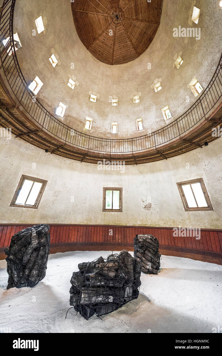 À l'exposition d'Art Moderne au château de Chaumont Banque D'Images