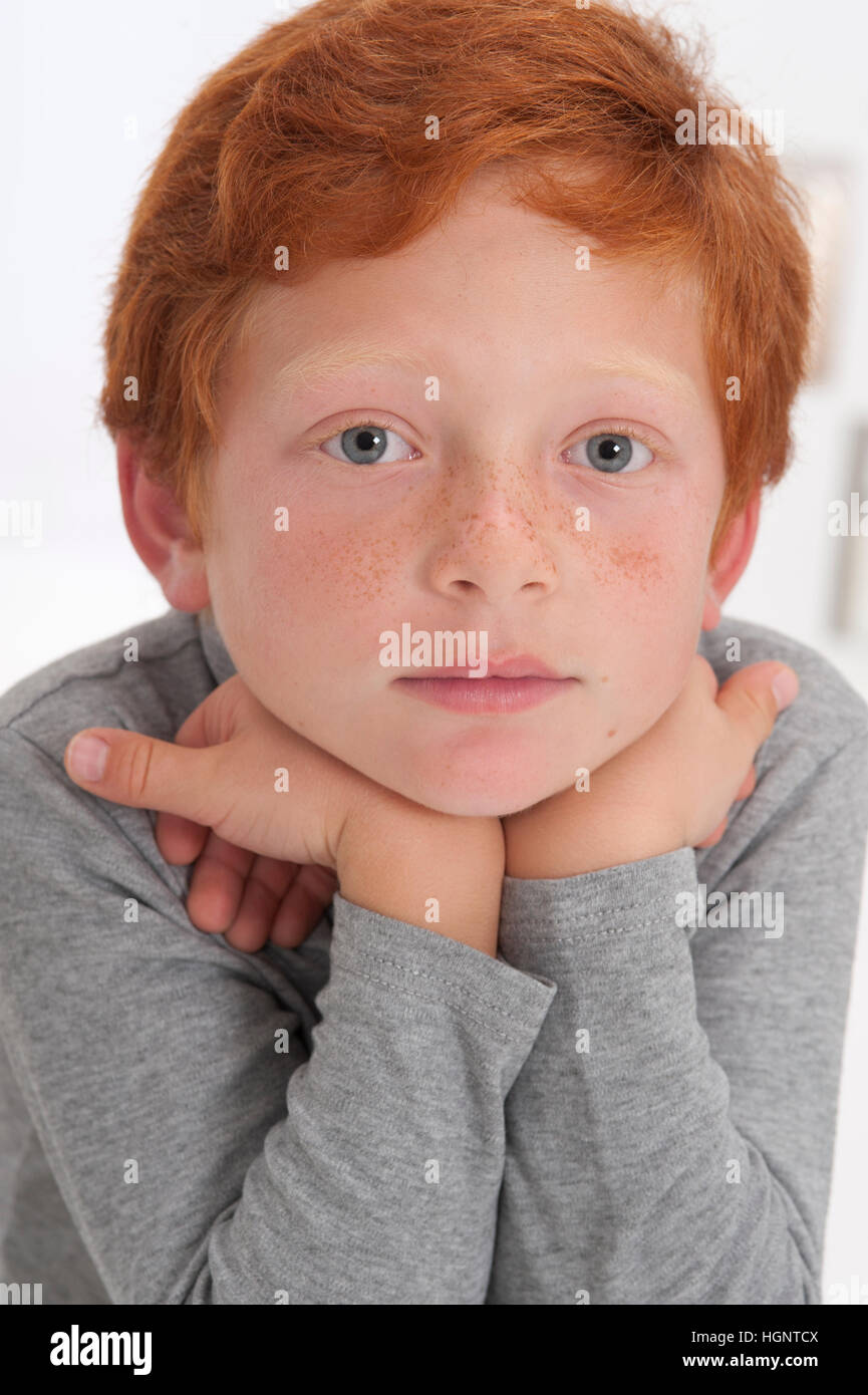 PORTRAIT D'UN ENFANT Banque D'Images