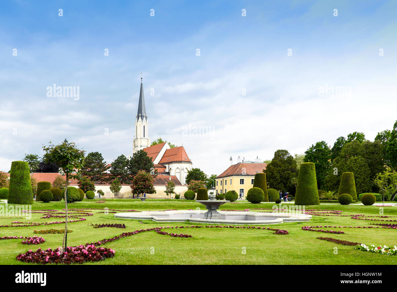 L'église paroissiale catholique maria hietzing près de schonbrunn au premier siège turque de Vienne, Autriche Banque D'Images