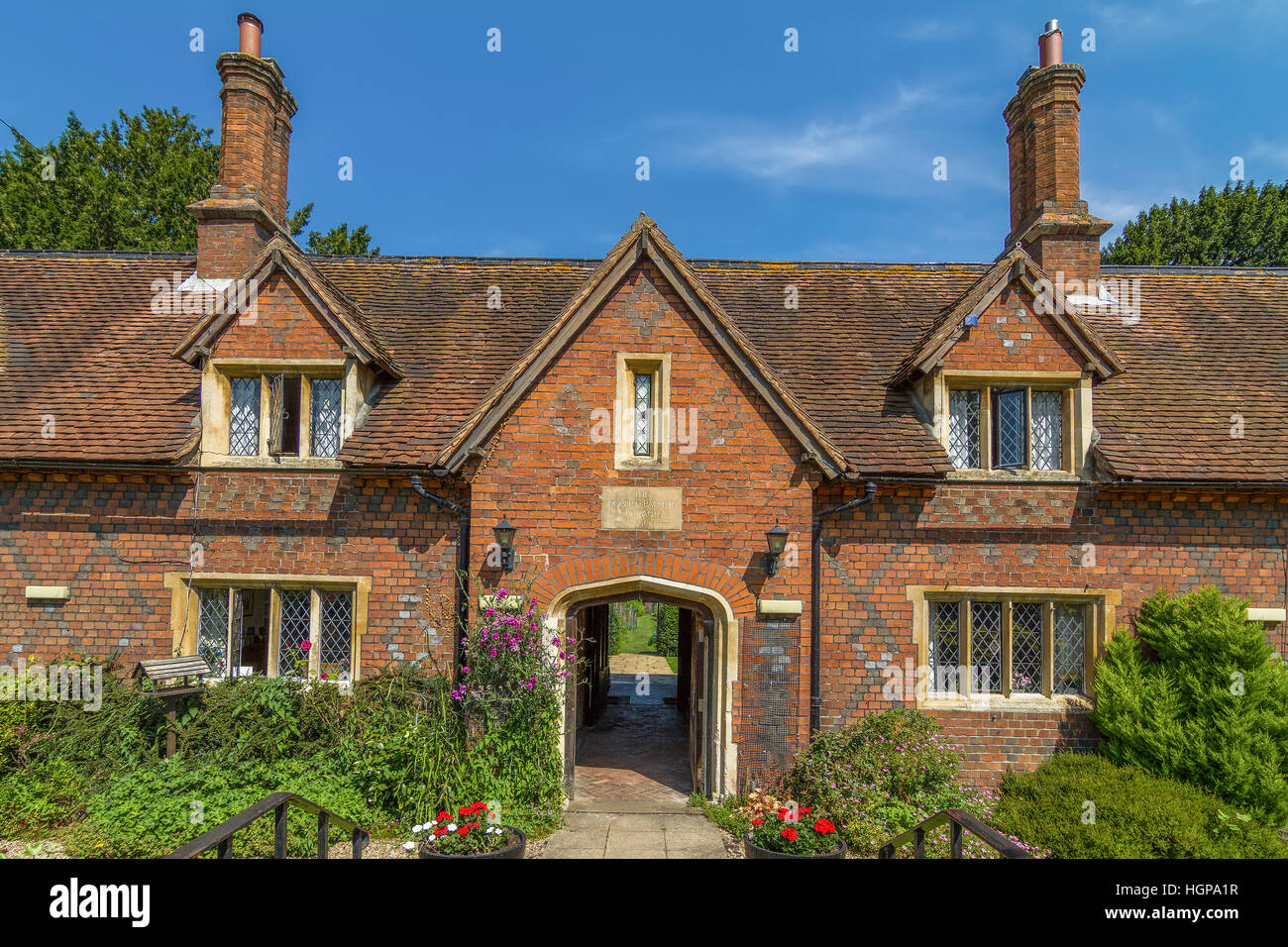 Maisons d'aumône Sonning onThames Berkshire UK Banque D'Images