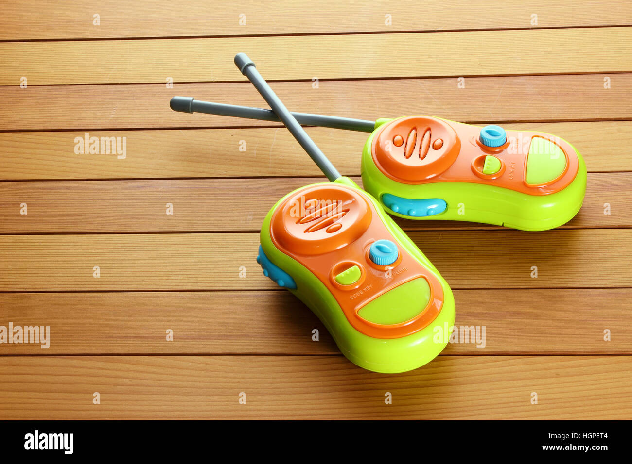 Talkie-walkie jouets Banque D'Images
