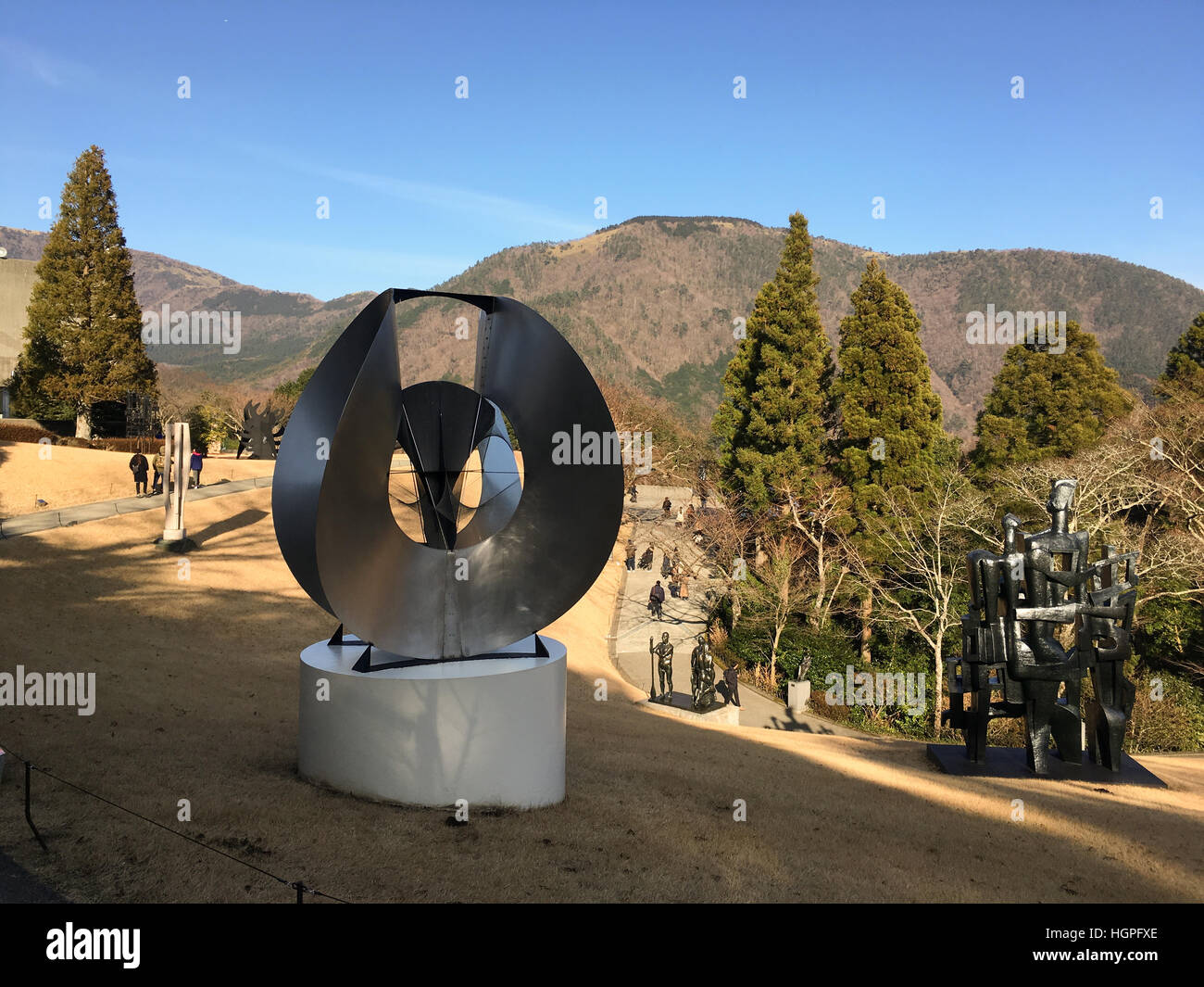 Hakone Open Air Museum, à Hakone, près de Tokyo, au Japon. Banque D'Images